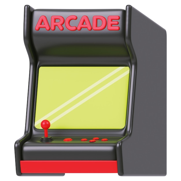 Een spel met een rode knop.