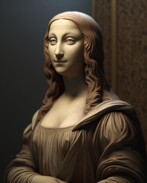 Een standbeeld van een renaissancevrouw