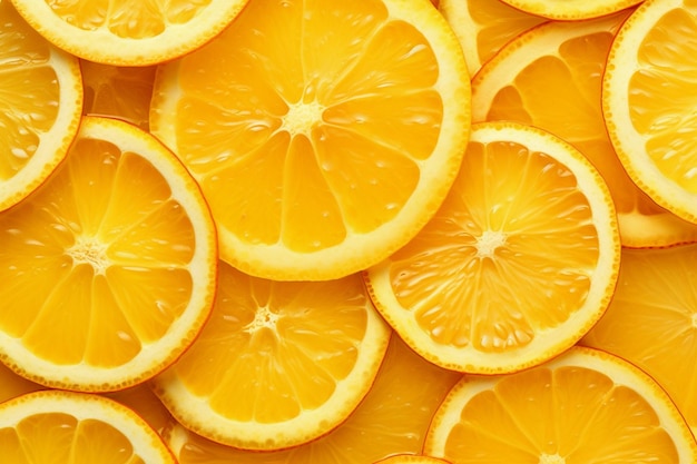 Een stapel sinaasappelschijfjes met het woord sinaasappel erop