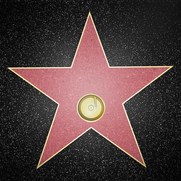 Een ster op de Hollywood Walk of Fame