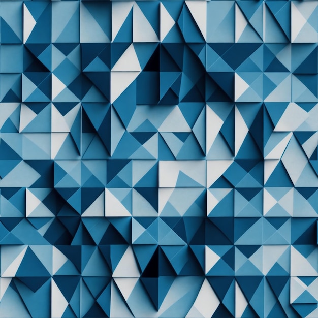 Een strak minimalistisch ontwerp van een blauwe achtergrond met een subtiel geometrisch patroon