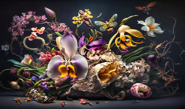 Een symfonie van geurende bloemen, van wilde bloemen tot exotische orchideeën