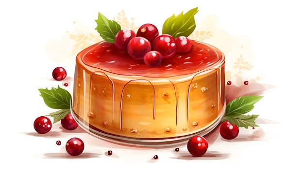 een taart met een rode deksel waarop staat "cranberry quotes"