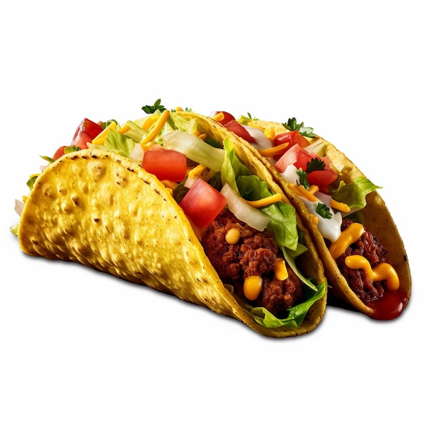 Een taco die is gemaakt in de VS