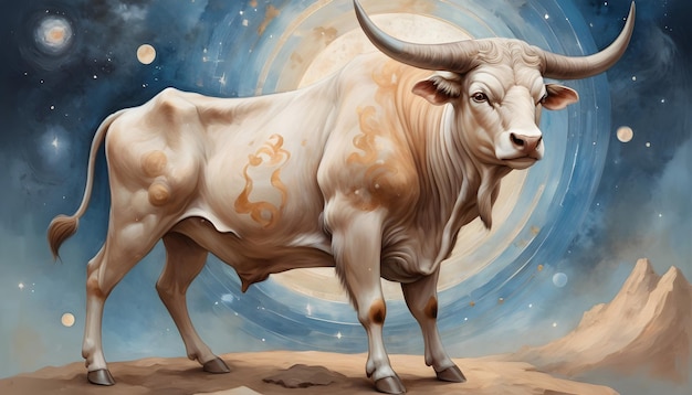 een tekening van een Taurus sterrenbeeld Taurus