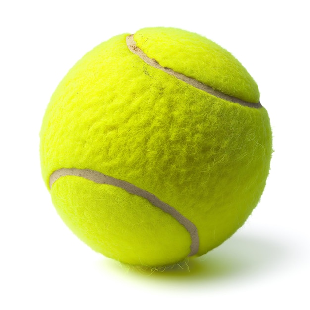 Foto een tennisbal geïsoleerd op een doorzichtige achtergrond