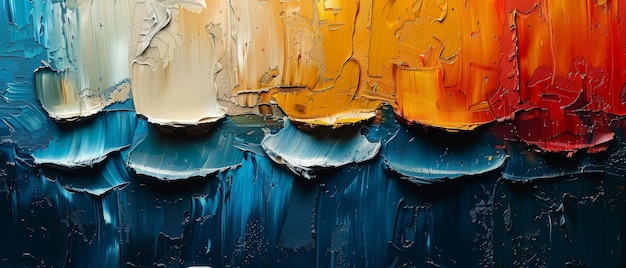 Een textuur van een olieverf op een abstracte achtergrond