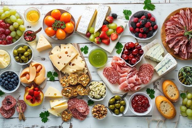 Een thema tafel voor het snijden van vlees ter ere van St. Patrick's Day