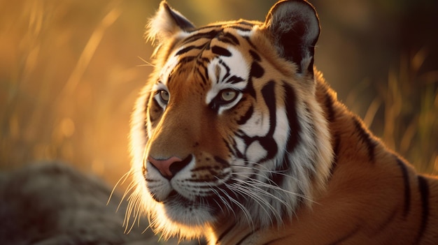 Een tijger in het wild