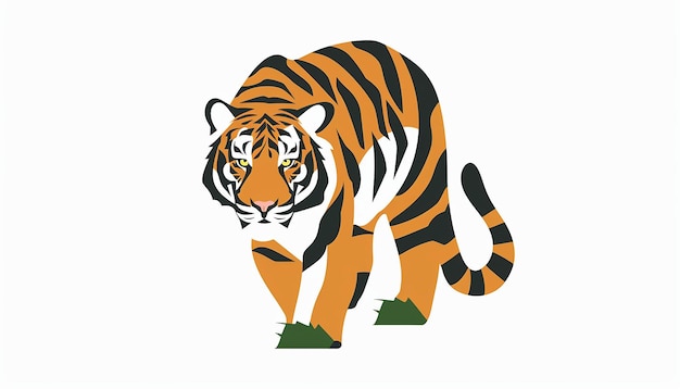Een tijgerlogo.