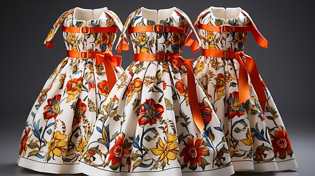een uitstekend op maat ontworpen kleding voor baby meisjes en modekunst