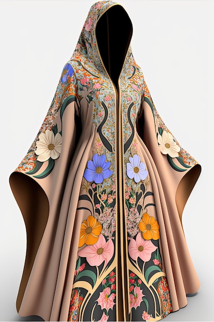 Een uniek Arabisch Abaya-ontwerp