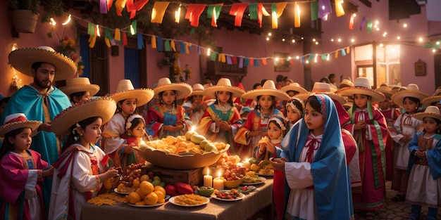 Een van de meest kleurrijke Mexicaanse tradities Las Posadas