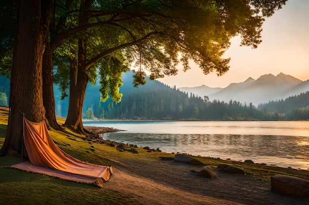 Foto een van de mooiste landen die naar kashmir reizen.