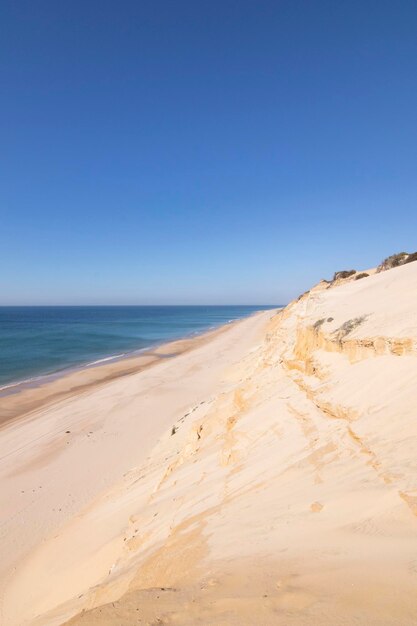 Een van de mooiste stranden van Spanje, genaamd (El Asperillo, Doñana, Huelva) in Spanje.