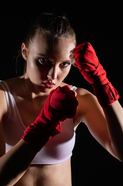 Een vechter Extreme kracht sport voor vrouwen sport discipline