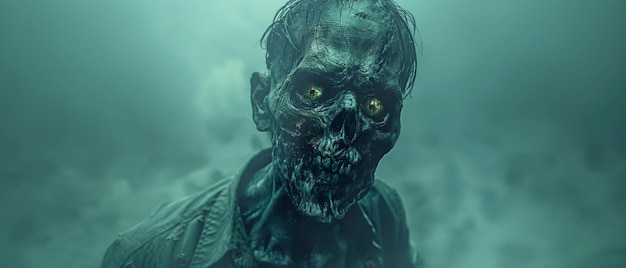 Een verontrustende zombie.