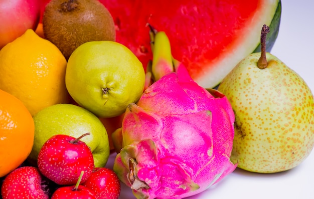 Een verscheidenheid aan fruit