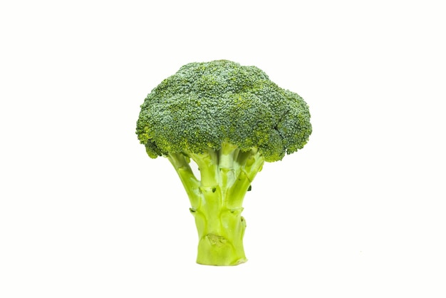 Een verse broccoli geïsoleerd op background