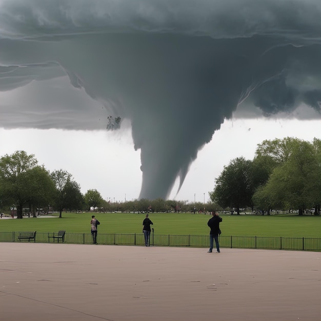 een verticale opname van een grote, grote, grote stormwolk. Een verticale opname van een grote, grote, grote stormwolk