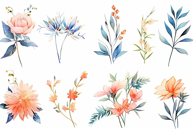Een verzameling bloemen uit de botanische tuin.