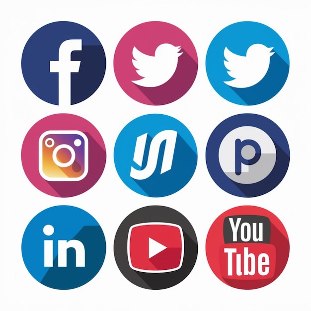een verzameling van facebook- en facebook-iconen, waaronder facebook facebook en facebook