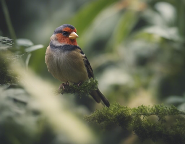 een vingervogel in de jungle