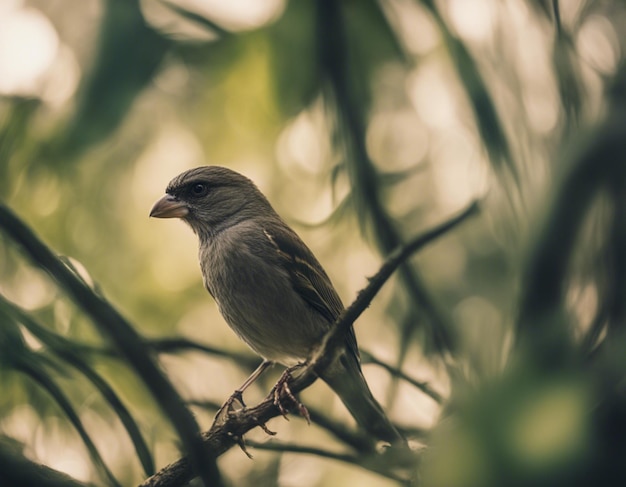 een vingervogel in de jungle