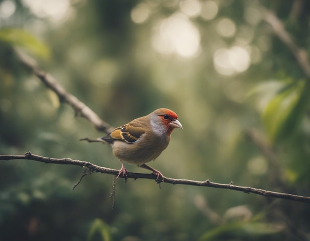 een vingervogel in de jungle