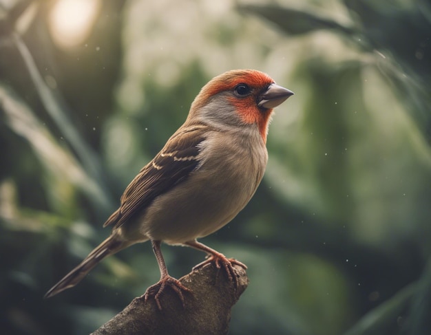 een vingervogel in de jungle