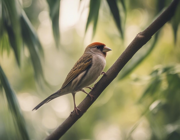 een vingervogel in de jungle