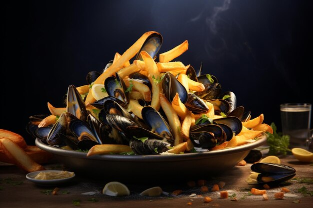 Een visueel feest van Moules Frites