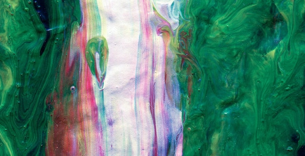 Foto een visuele verrassing van textuur en kleur in vloeibare kunst