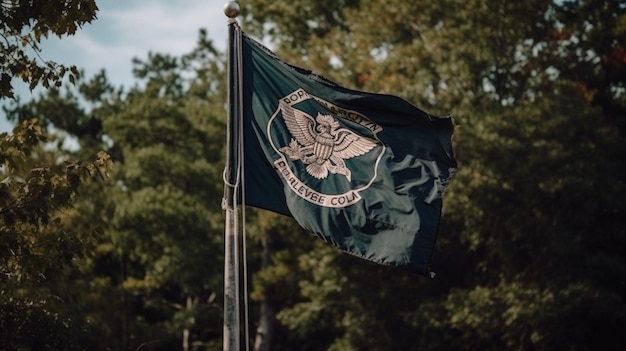 Een vlag met daarop de woorden club van het jaar