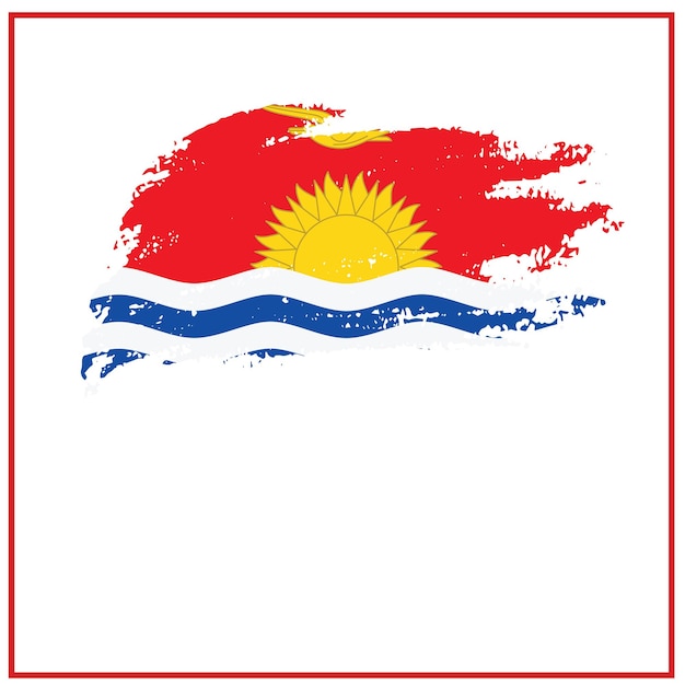 een vlag met het woord " de " nationale " erop