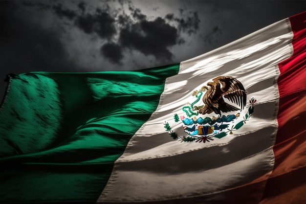 Een vlag met het woord mexico erop