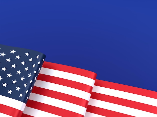 Een vlag met het woord usa erop