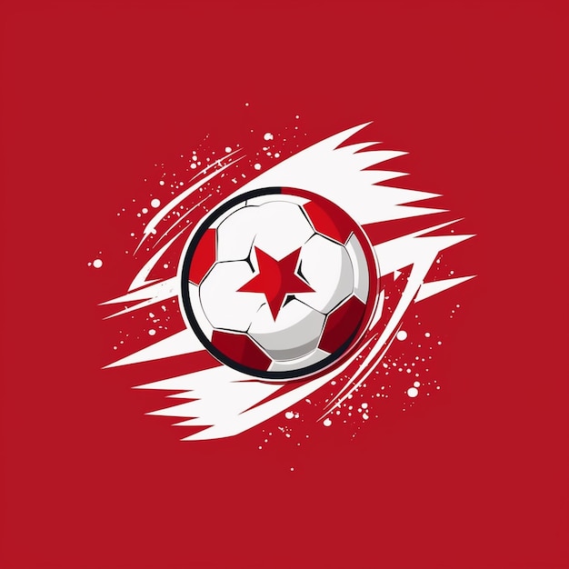 Foto een voetbal esport-logo