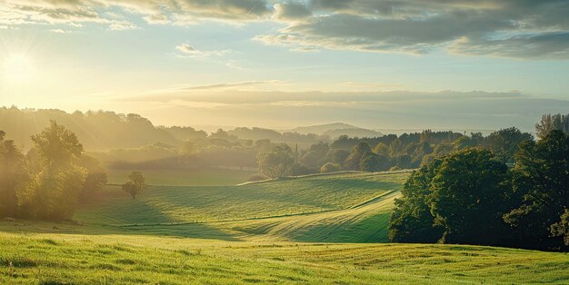 Een vreedzaam landschap