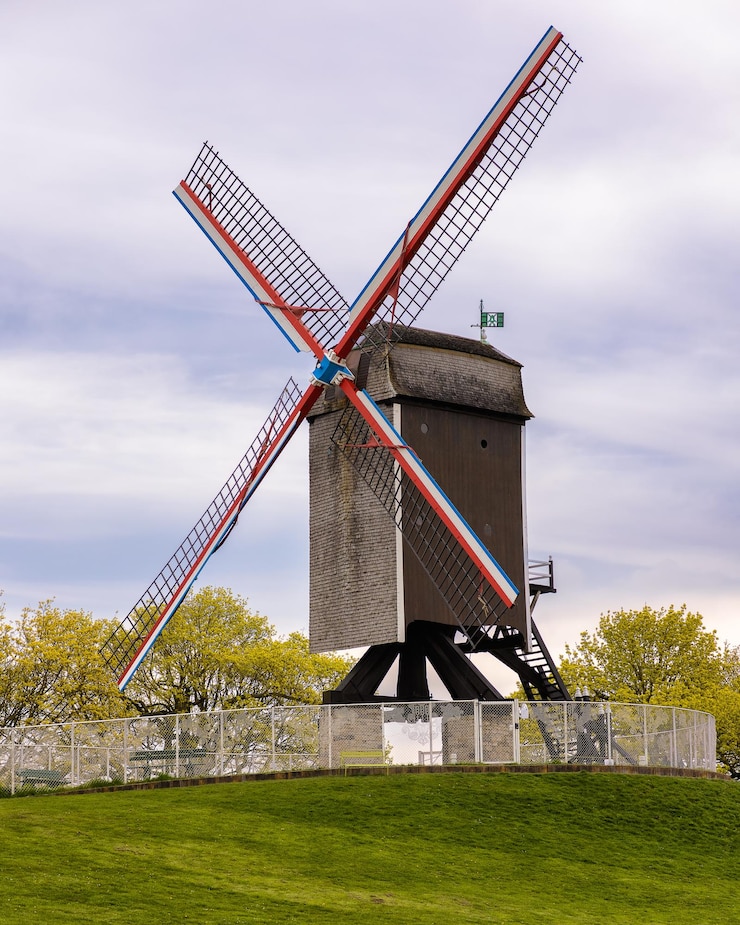 Foto een wandeling door brugge, vlaanderen, belgië