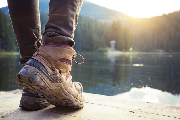 Een wandelschoenen