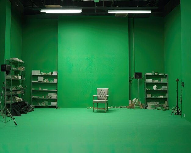 Foto een willekeurige groene studio achtergrond geen mensen f160 witte achtergrond witte achtergrond hd foto geïsoleerd w