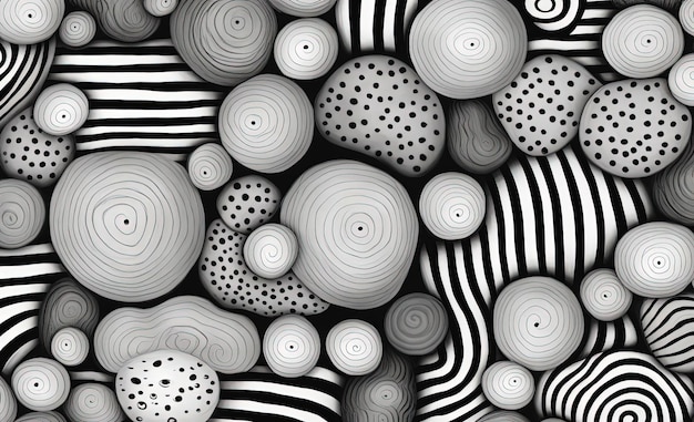 Foto een wit en grijs lijnenpatroon in de stijl van minimalistisch zwart en tekeningen