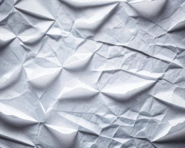 Foto een wit vel verfrommeld papier met het woord papier erop