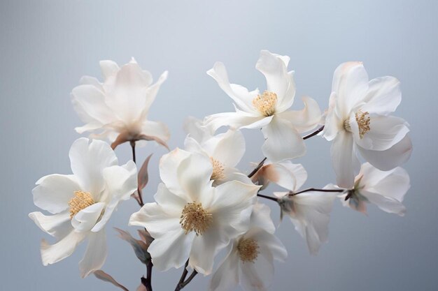 Een witte bloem met de naam van de boom.