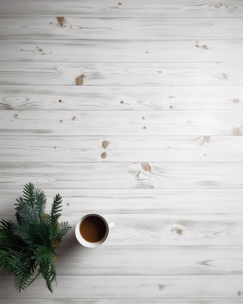 een witte houten tafel