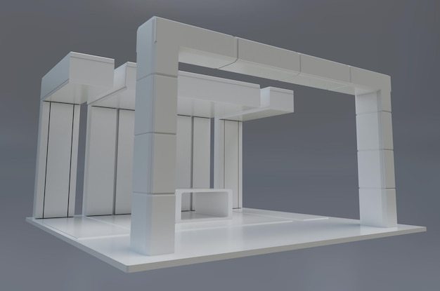 Een witte kamer met een witte tafel en een witte tafel.