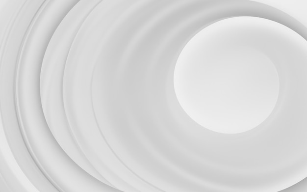 een witte plaat met een cirkelvormig ontwerp dat zegt nee