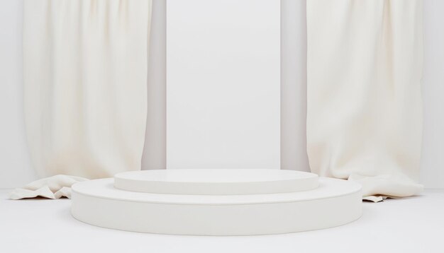 Een witte tafel met een witte tafel en een witte tabel met een wit tafeldoek erop.