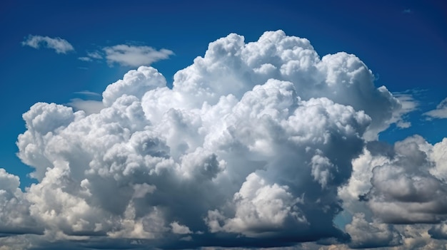 Een wolk die in de lucht hangt